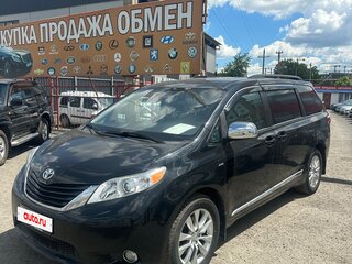 2017 Toyota Sienna III Рестайлинг, чёрный, 3250000 рублей, вид 2