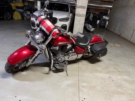 2002 Honda VTX 1800, красный, 780000 рублей, вид 1