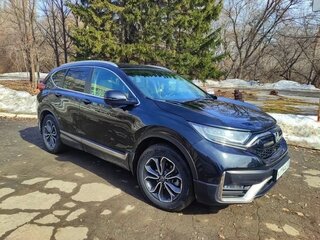 2021 Honda CR-V V Рестайлинг, чёрный, 3650000 рублей, вид 2