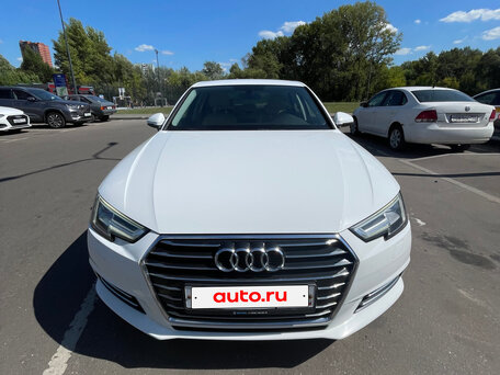 2016 Audi A4 V (B9), белый, 2040000 рублей, вид 1