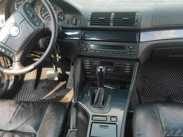 1998 BMW 5 серии 528i IV (E39), чёрный, 550000 рублей - вид 9