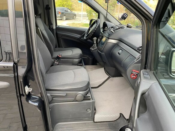 2013 Mercedes-Benz Vito 113 CDI L1 II (W639) Рестайлинг, чёрный, 2050000 рублей - вид 9