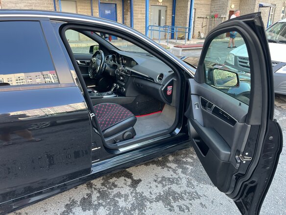 2013 Mercedes-Benz C-Класс 180 III (W204) Рестайлинг, чёрный, 1300000 рублей - вид 5