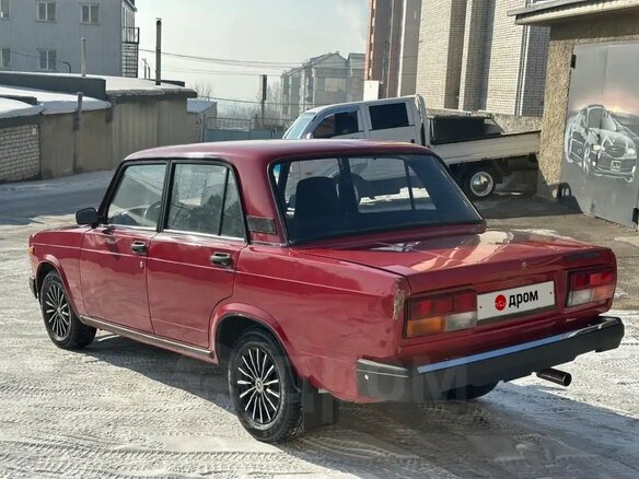 2007 Lada (ВАЗ) 2107, красный, 265000 рублей - вид 3