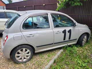 2007 Nissan Micra III (K12), серебристый, 790000 рублей, вид 2