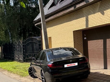 2021 BMW 5 серии 520i VII (G30/G31/G38) Рестайлинг, чёрный, 4200000 рублей, вид 5