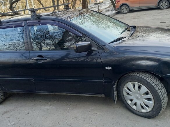 2007 Mitsubishi Lancer IX Рестайлинг, чёрный, 380000 рублей - вид 1