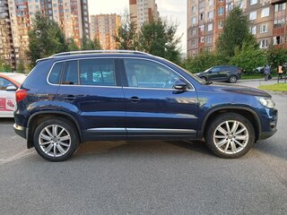 2012 Volkswagen Tiguan I Рестайлинг, синий, 1383000 рублей, вид 3