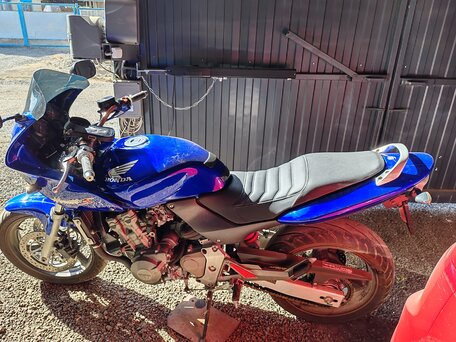 1999 Honda CB 600F Hornet, синий, 390000 рублей, вид 4