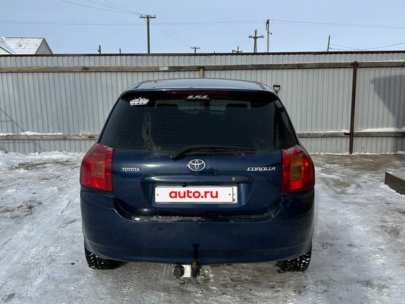 2003 Toyota Corolla IX (E120, E130) Рестайлинг, синий, 690000 рублей - вид 3
