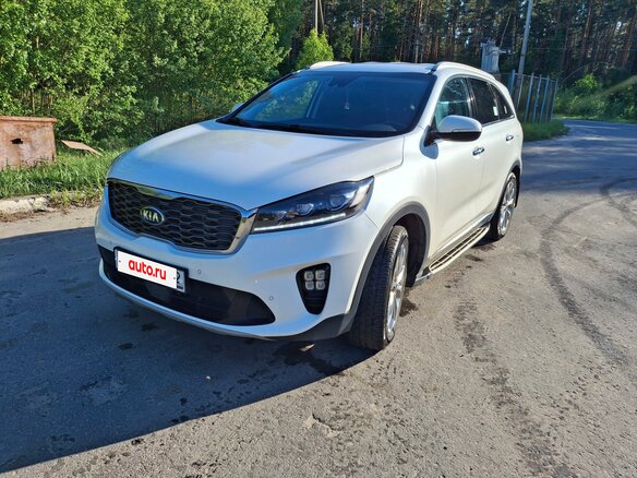 2018 Kia Sorento II Рестайлинг, белый, 2900000 рублей - вид 1