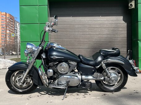 2003 Kawasaki VN1600 Vulcan, чёрный, 400000 рублей, вид 1