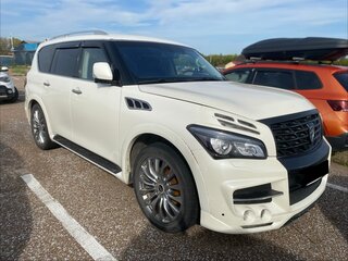 2015 Infiniti QX80 I Рестайлинг, белый, 2170000 рублей, вид 2