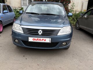 2010 Renault Logan I Рестайлинг, синий, 475000 рублей, вид 2