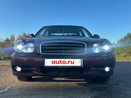 2007 Hyundai Sonata ТагАЗ IV (EF) Рестайлинг, красный, 599000 рублей, вид 4