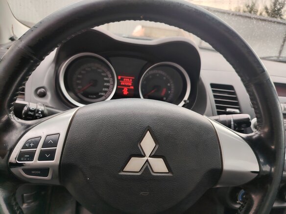 2008 Mitsubishi Lancer X, синий, 380000 рублей - вид 5