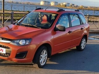 2018 Lada (ВАЗ) Kalina II, оранжевый, 485000 рублей, вид 1