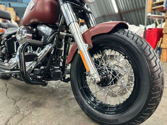 2017 Harley-Davidson Softail Slim, оранжевый, 1150000 рублей - вид 24
