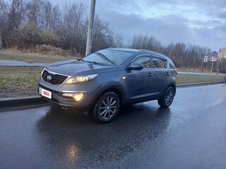 2015 Kia Sportage III Рестайлинг, синий, 1385000 рублей, вид 1
