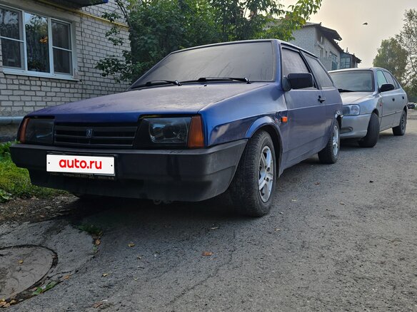 1998 Lada (ВАЗ) 2108, синий, 170000 рублей - вид 1