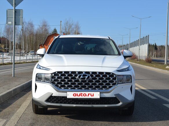2021 Hyundai Santa Fe IV Рестайлинг, белый, 2895000 рублей - вид 1