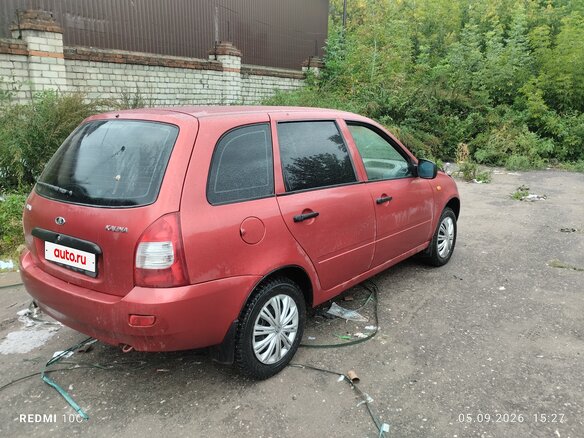 2009 Lada (ВАЗ) Kalina I, красный, 160000 рублей - вид 2