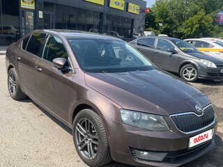 2014 Skoda Octavia III (A7), коричневый, 1350000 рублей, вид 3