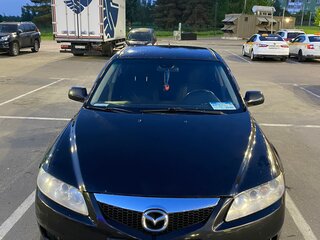 2005 Mazda 6 I (GG) Рестайлинг, чёрный, 555000 рублей, вид 2