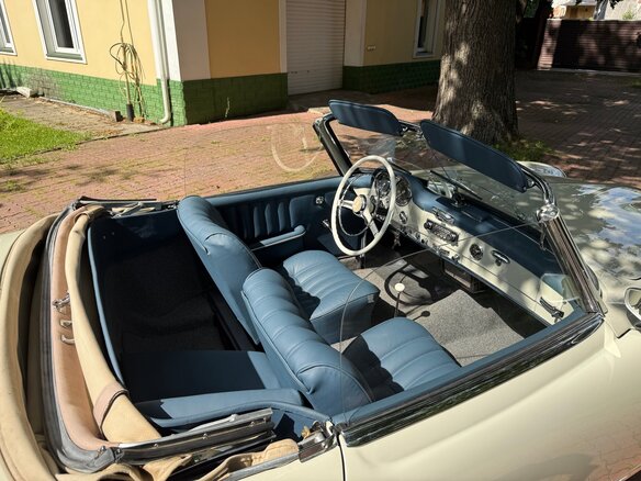 1962 Mercedes-Benz 190 SL R121, бежевый, 16500000 рублей - вид 8