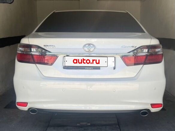 2014 Toyota Camry VII (XV50) Рестайлинг, белый