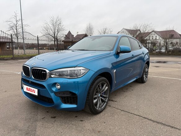 2017 BMW X6 M II (F86), голубой, 4099000 рублей