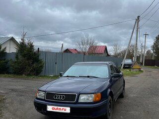 1991 Audi 100 IV (C4), синий, 300000 рублей, вид 1