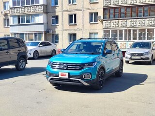 2019 Volkswagen T-Cross I, синий, 1490000 рублей, вид 2