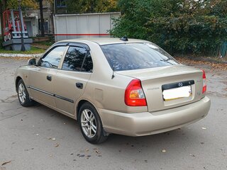 2005 Hyundai Accent ТагАЗ II, бежевый, 145000 рублей, вид 4