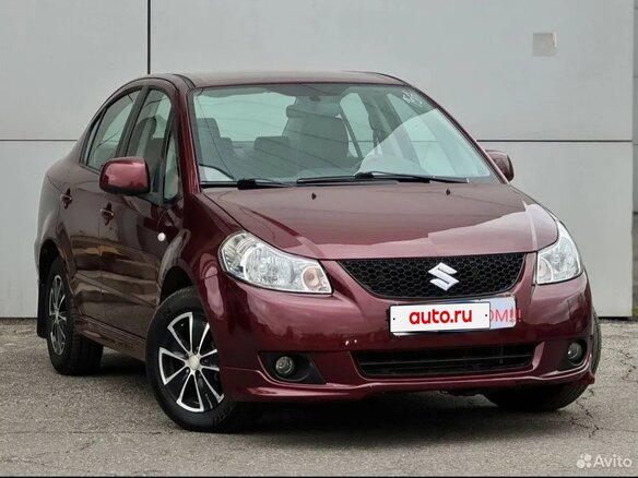2008 Suzuki SX4 I (Classic), красный - вид 2