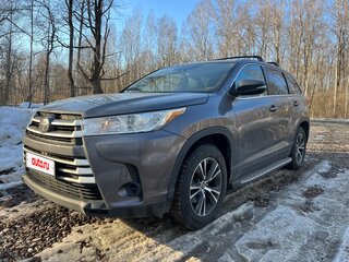 2019 Toyota Highlander III (XU50) Рестайлинг, серый, 3070000 рублей, вид 2