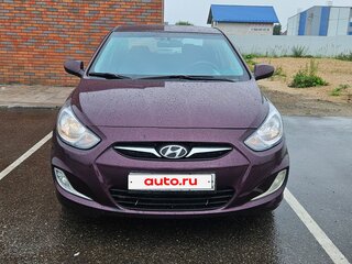 2013 Hyundai Solaris I, фиолетовый, 795000 рублей, вид 2