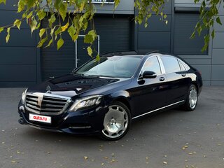 2015 Mercedes-Benz Maybach S-Класс 500 I (X222), синий, 3400000 рублей, вид 1