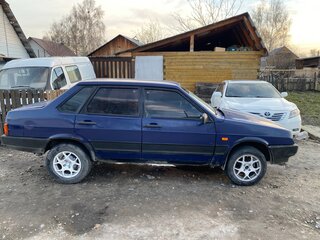 1997 Lada (ВАЗ) 21099, синий, 85000 рублей, вид 2