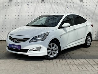 2016 Hyundai Solaris I Рестайлинг, белый, 1170000 рублей, вид 1