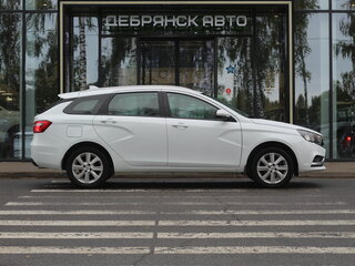 2020 Lada (ВАЗ) Vesta SW I, белый, 1150000 рублей, вид 4