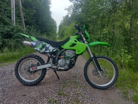 1998 Kawasaki KLX 250, зелёный, 249000 рублей, вид 2
