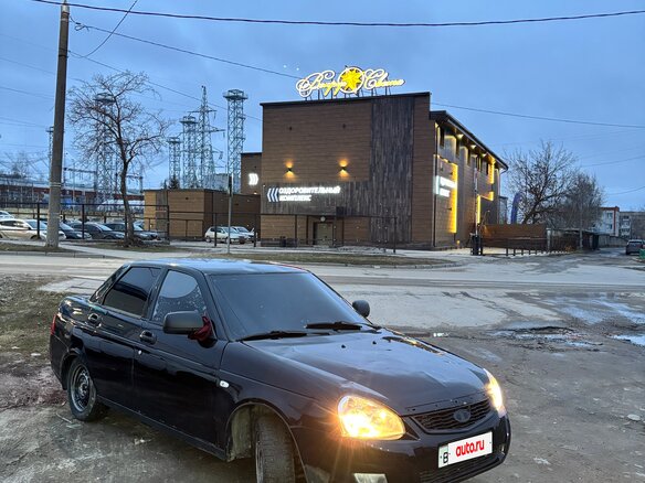 2008 Lada (ВАЗ) Priora I, зелёный, 230000 рублей - вид 6