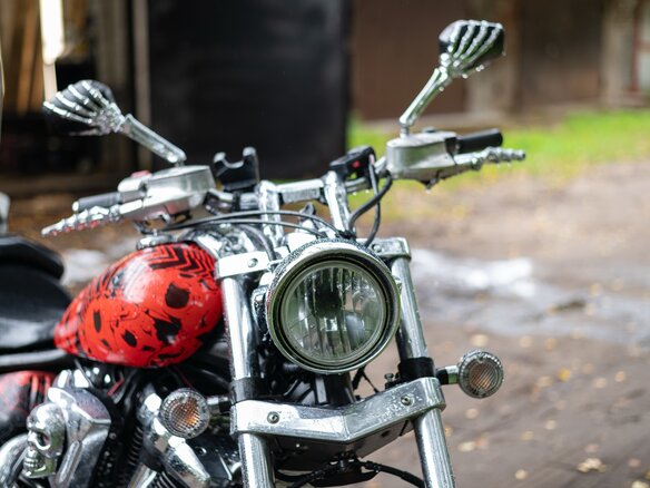 2010 Yamaha XV 1900, красный - вид 12
