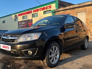 2014 Lada (ВАЗ) Granta I, чёрный, 750000 рублей, вид 1