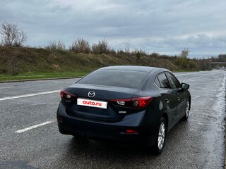 2017 Mazda 3 III (BM) Рестайлинг, синий, 1250000 рублей, вид 4
