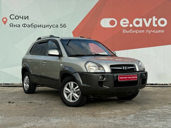2008 Hyundai Tucson I, серебристый - вид 2