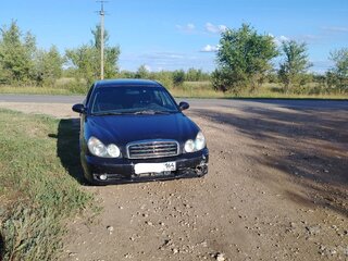 2007 Hyundai Sonata ТагАЗ IV (EF) Рестайлинг, чёрный, 290000 рублей, вид 1