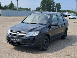 2013 Lada (ВАЗ) Granta I, чёрный, 285000 рублей, вид 1