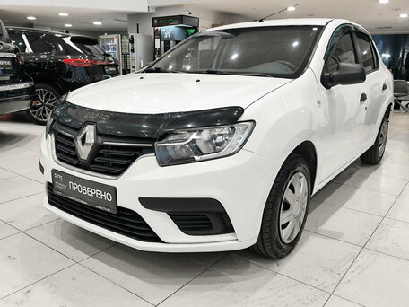 2018 Renault Logan II Рестайлинг, белый, 580000 рублей, вид 1
